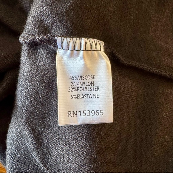 NWT Area Stars Barr black stretch knit mini dress L - Picture 11 of 14